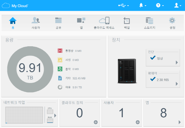 웨스턴디지털 마이 클라우드 프로 PR2100
