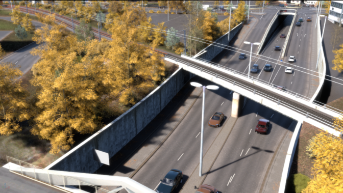 드라이브 Sim은 즉시 사용 가능한 샘플 환경이나 에코시스템 파트너가 제공하는 환경·자산을 통해 복잡한 도로 환경의 현실적인 가상 모델을 제공한다