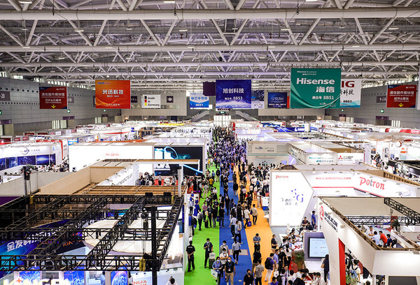 2020년에 개최됐던 'CIOE 2020' 의 전시장 모습