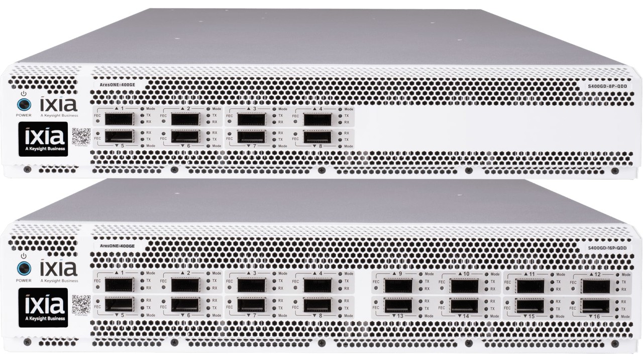 키사이트 AresONE-S 400GE 테스트 시스템