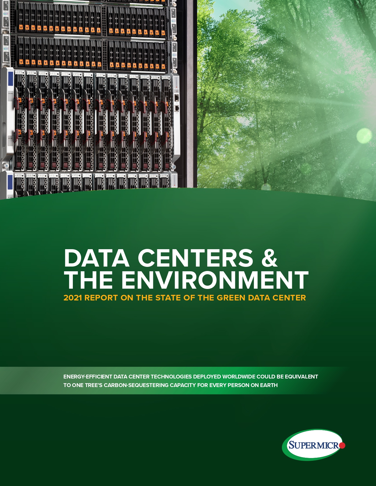 슈퍼마이크로가 발간한 ‘Data Centers & the Environment 2021’ 보고서