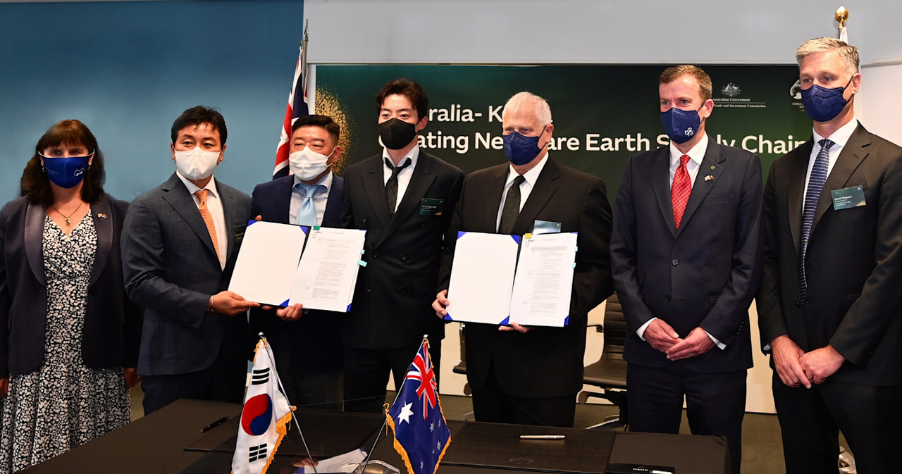 한-호주, 희토류 등 핵심 금속·광물 공급 계약 성사 < 반도체 < 반도체·디스플레이 < 기사본문 - 테크월드뉴스- 서유덕 기자