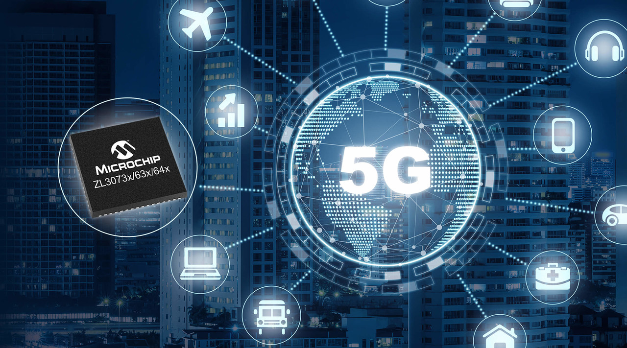 마이크로칩, 단일 칩 5G 네트워크 동기화 솔루션 출시 마이크로칩, 단일 칩 5G 네트워크 동기화 솔루션 출시