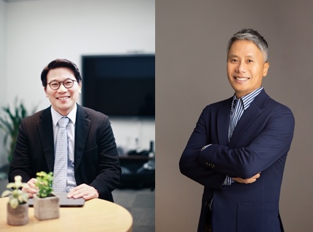 왼쪽부터 이승근 SCK 대표, 이광후 모니터랩 대표