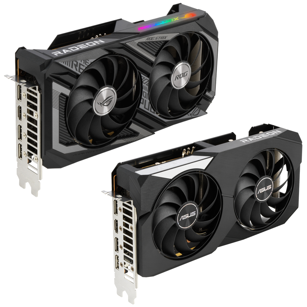 ASUS ROG STRIX 라데온 RX 6600 XT O8G GAMING D6 8GB, ASUS DUAL 라데온 RX 6600 XT O8G D6 8GB