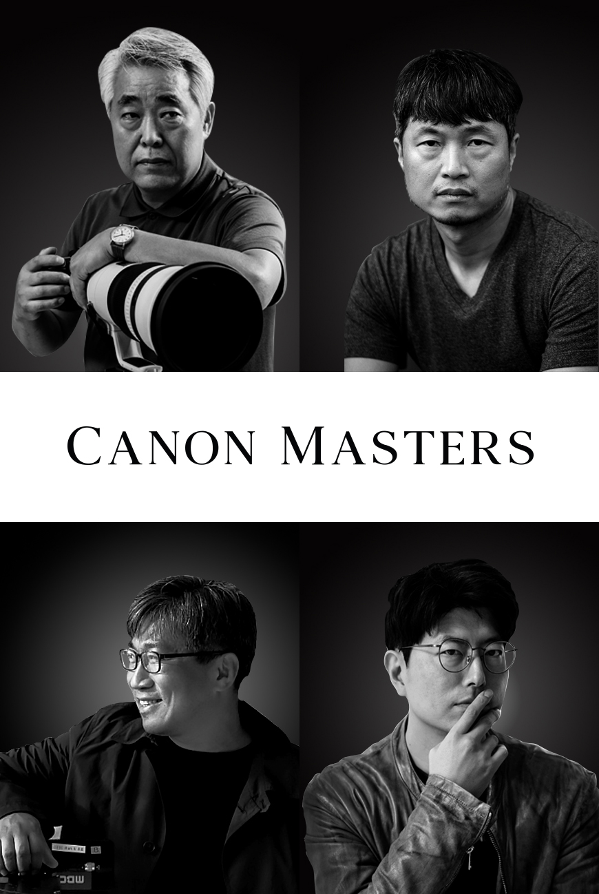 좌측 상단부터 시계방향으로 이종렬 작가, 노순택 작가, 박성용 촬영감독, 이영관 촬영감독