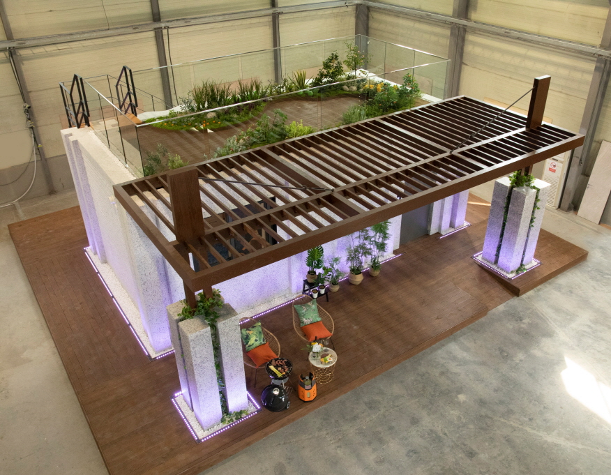 HN과 관계사의 기술로 시공 완료된 건축용 3D 프린터 하우스