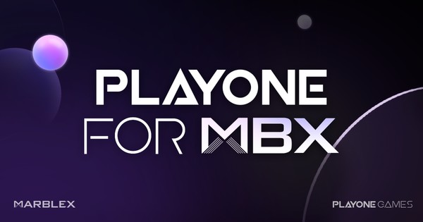 플레이원게임즈가 마브렉스와 ‘플레이원 포 엠비엑스(PlayOne for MBX)’를 론칭했다. [사진=플레이원게임즈]