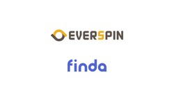 에버스핀 CI(위), 핀다 CI [이미지=에버스핀]
