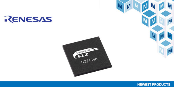 마우저가 르네사스의 RZ/Five-RISC-V 마이크로프로세서(MPU) 제품을 공급한다. [이미지=마우저]