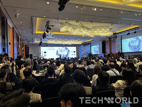 서울 콘래드 호텔에서 19일 개최된 'IBM 테크 서밋 서울 2023’ 컨퍼런스 전경 [사진=박규찬 기자]
