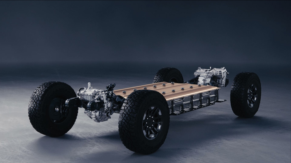 GM은 다양한 전기차 전용 플랫폼을 개발해 대형 전기 픽업트럭에 적용하고 있다. [사진=GM]