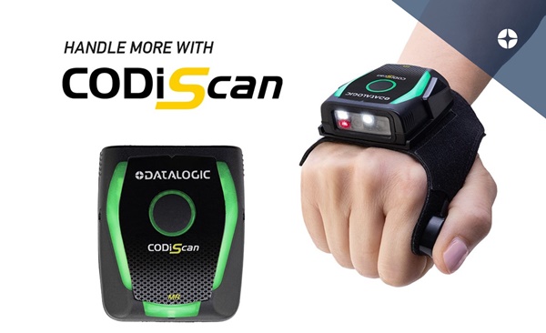 데이터로직(Datalogic)이 기존 제품에서 업그레이드된 2D 웨어러블 스캐너인 코디스캔(CODiScan)을 출시했다. 
