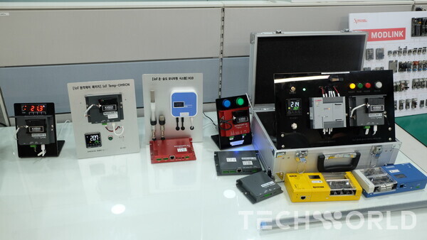 엣지크로스의 AIoT 디바이스들 [사진=양승갑 기자]