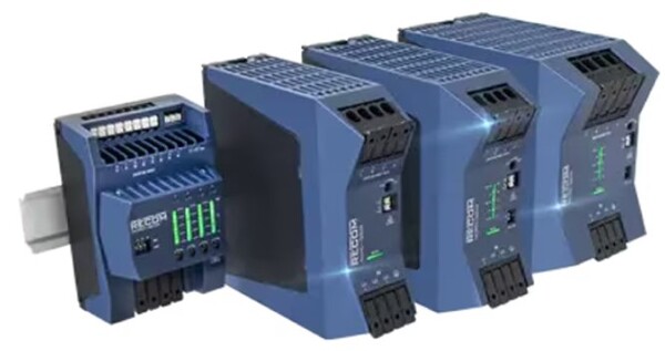 [그림1] DIN 레일은 전원 공급 장치의 배치를 간소화하고 부품을 조합해 사용할 수 있다. [출처=레콤파워]