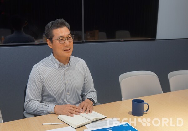 하병우 지상은 인터뷰를 통해 “한국 시장에서 다양한 IoT 솔루션을 제공하고 있다”고 전했다. [사진=박규찬 기자]