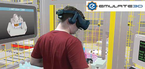 에뮬레이트 3D를 실행하고 있는 모습 [사진=로크웰오토메이션]