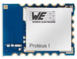 [그림1] 뷔르트일렉트로닉의 Proteus-I 블루투스 스마트 4.2 모듈 BLE(2608011024000) [출처=뷔르트일렉트로닉)