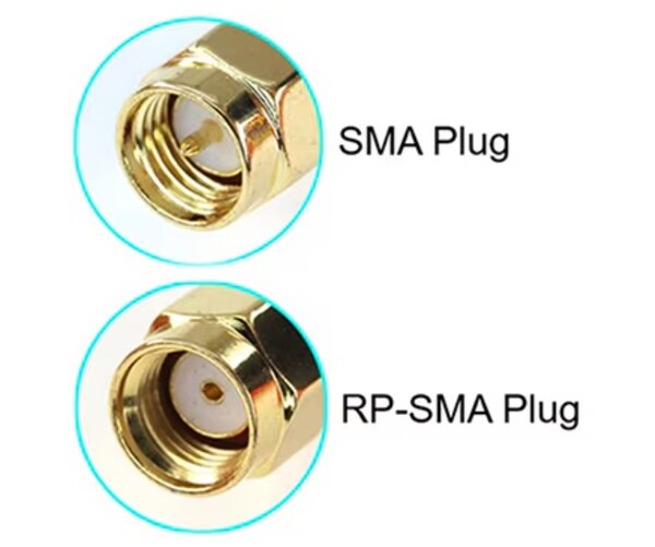[그림7] 와이파이 AP용 ST0226-30-002-A 외부 휩 안테나는 SMA 또는 RP-SMA 플러그 커넥터와 함께 제공된다. [출처=암페놀]