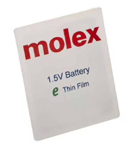 [그림4] 몰렉스(Molex) 박막 배터리 [출처=몰렉스]