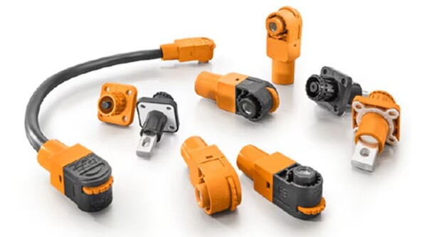 [그림4] WBC(암 및 수)와 배터리 극 커넥터 케이블 조립품의 예 [출처=바이드뮬러]