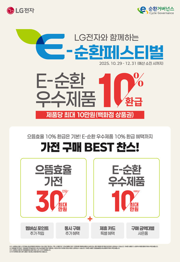 LG전자 E-순환페스티벌 포스터 이미지 [사진=LG전자]