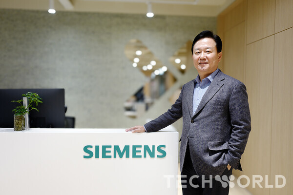 오 지사장은 대·중소기업이 연결된 ‘디지털 스레드 생태계’ 구축이 중요하다고 언급했다. [사진=박규찬 기자]