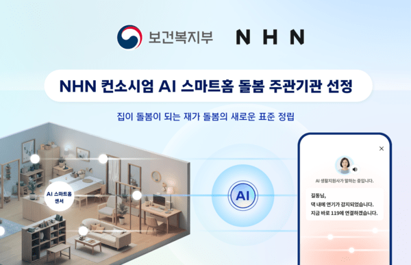 NHN 컨소시엄, ‘AI 스마트홈’ 주관기관 선정…재가 돌봄 표준 구축 나선다