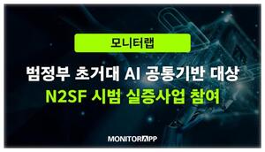 모니터랩, 범정부 초거대 AI 공통기반 구현 실증사업 참여 - 뉴스 썸네일 이미지