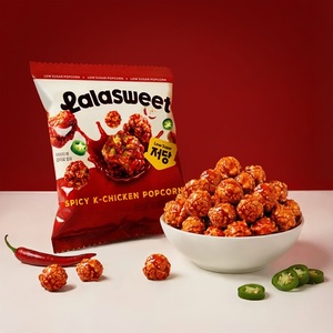 라라스윗, 품절 대란 저당 팝콘 라인업 확대...'매콤닭강정맛 팝콘' 출시 - 뉴스 썸네일 이미지